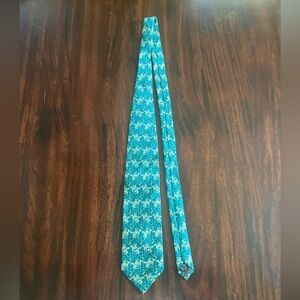 Fox & Chave 100% Silk Tie – Arts & Crafts Floral Pattern